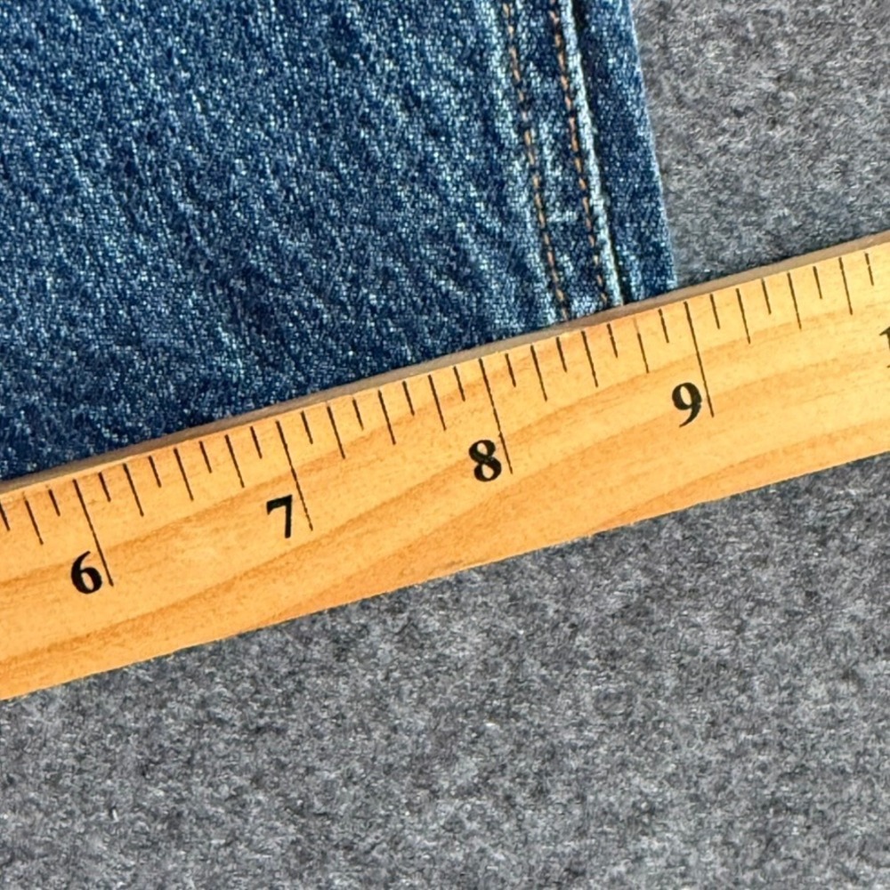 AYR The Secret Sauce Distressed Wide Leg High Rise Jeans Blue Women 25S L.A. - Picture 11 of 12